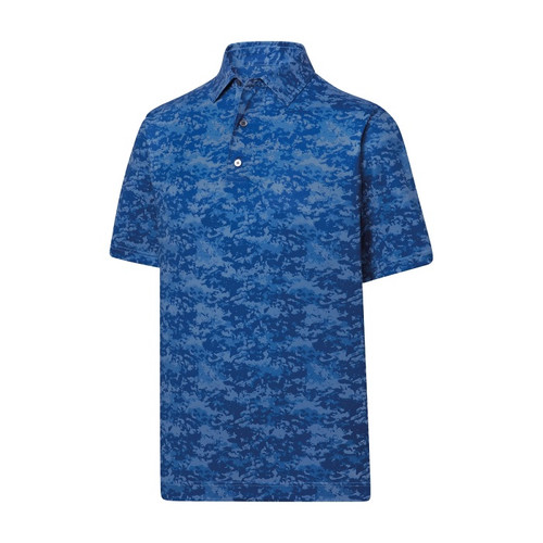 FootJoy Golf Cloud Camo Lisle Self Collar Polo Shirt - Image 1